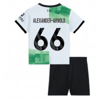 Koszulka piłkarska Liverpool Alexander-Arnold #66 Strój wyjazdowy dla dzieci 2023-24 tanio Krótki Rękaw (+ Krótkie spodenki)